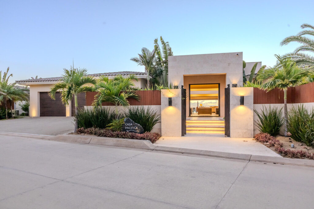 Los Cabos Luxury Section 18- Horizontes Custom Home with Top Brands:White Oak Flame Carpentry.Aluminum Frame Hurricane Proof Insulated Windows with built-in Shutters.Duravit (German).DORNBRACHT Fixtures (German).M-Code Bath Fixtures (UK).Buster & Punch Door Hardware (UK).Flos Custom Lighting (Italian).CRESTON Automated Light, Audio & Video Control.Mitsubishi TVRA Units.BINOVA (Italian) Custom Kitchen with SubZero and Wolf Appliances.Water UV System by BWT (German).CISCO WiFi System.Water Heating by RINAHI.PENTA AIR Pool & Spa System.Weatherproof Fire Pit. – #1, Cantina, Pacific, Pacific, BS
