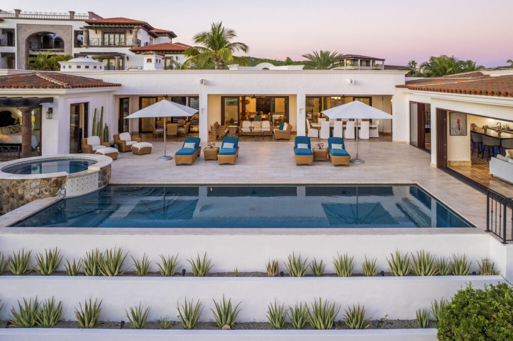 Los Cabos Luxury Villas Del Mar Villa 452 stands as one of the finest oceanfront estates in the prestigious Villas Del Mar community. Having undergone a meticulous recent remodel, the residence perfectly blends contemporary elegance with the iconic Palmilla aesthetic. As the only beachfront property currently available for sale in this exclusive enclave, it represents a singular market opportunity for the discerning buyer. – 218 Padre Piccolo, San Jose del Cabo, BS