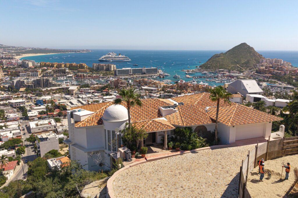 Los Cabos Luxury Pedregal Csl Set high above Pedregal, overlooking all Cabo San Lucas, Villa Leonetti reigns as the property with the most breathtaking panoramic – 42 Camino Bonito Oriente Pedregal, Cabo San Lucas, BS