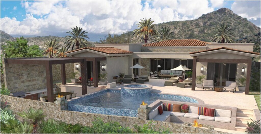 Los Cabos Luxury Espiritu Del Mar This two story home is located within the exclusive gated community of Espiritu. The entrance surrounded by the interior courtyard will welcome you home; at the lower level a mesmerizing – 4.3 Via de Mendoza, Pacific, BS