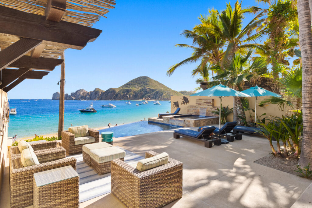 Los Cabos Luxury Residenciaslomastule Serene Hilltop Property Overlooking Chileno Bay, Los Cabos CorridorNestled on nearly 2 acres in the heart of the prestigious Los Cabos corridor between San Jose del Cabo and Cabo San Lucas, this exceptional estate offers unmatched privacy, panoramic – 5 Hacienda beach front, Cabo San Lucas, BS