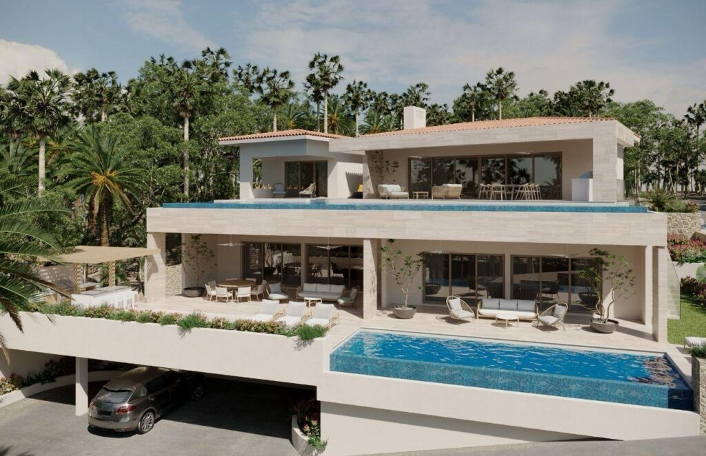 Los Cabos Luxury Pedregal Csl Set high above Pedregal, overlooking all Cabo San Lucas, Villa Leonetti reigns as the property with the most breathtaking panoramic – Brand New CUSTOM HOME, San Jose Corridor, BS