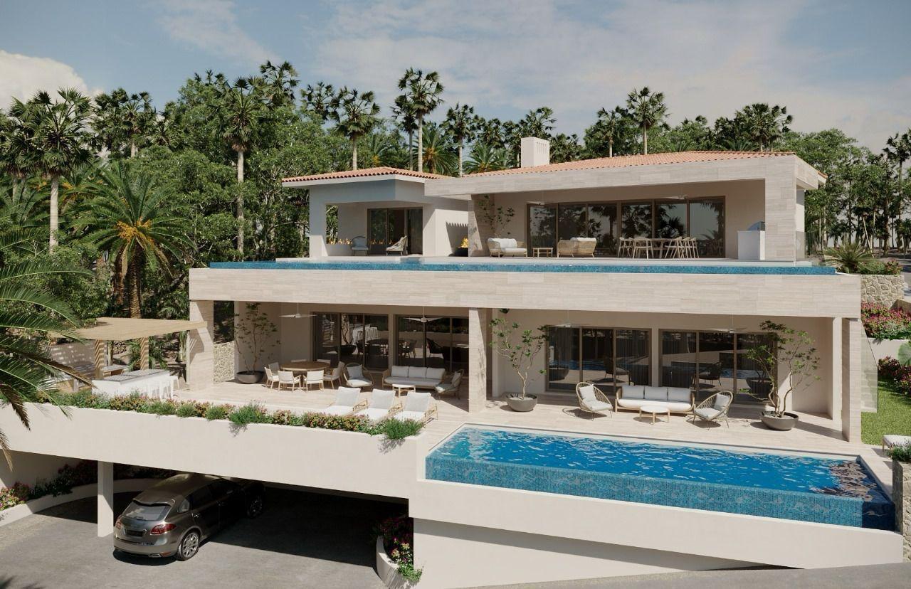 Los Cabos Luxury Pedregal Csl Set high above Pedregal, overlooking all Cabo San Lucas, Villa Leonetti reigns as the property with the most breathtaking panoramic for sale