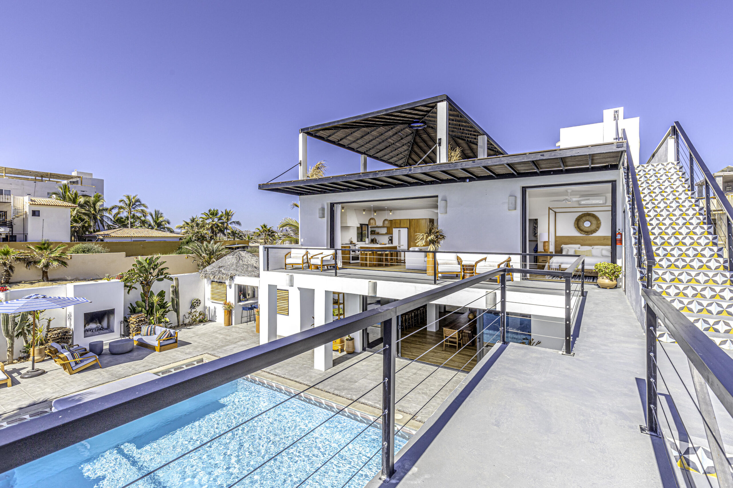 Los Cabos Luxury Espiritu Del Mar This two story home is located within the exclusive gated community of Espiritu. The entrance surrounded by the interior courtyard will welcome you home; at the lower level a mesmerizing for sale