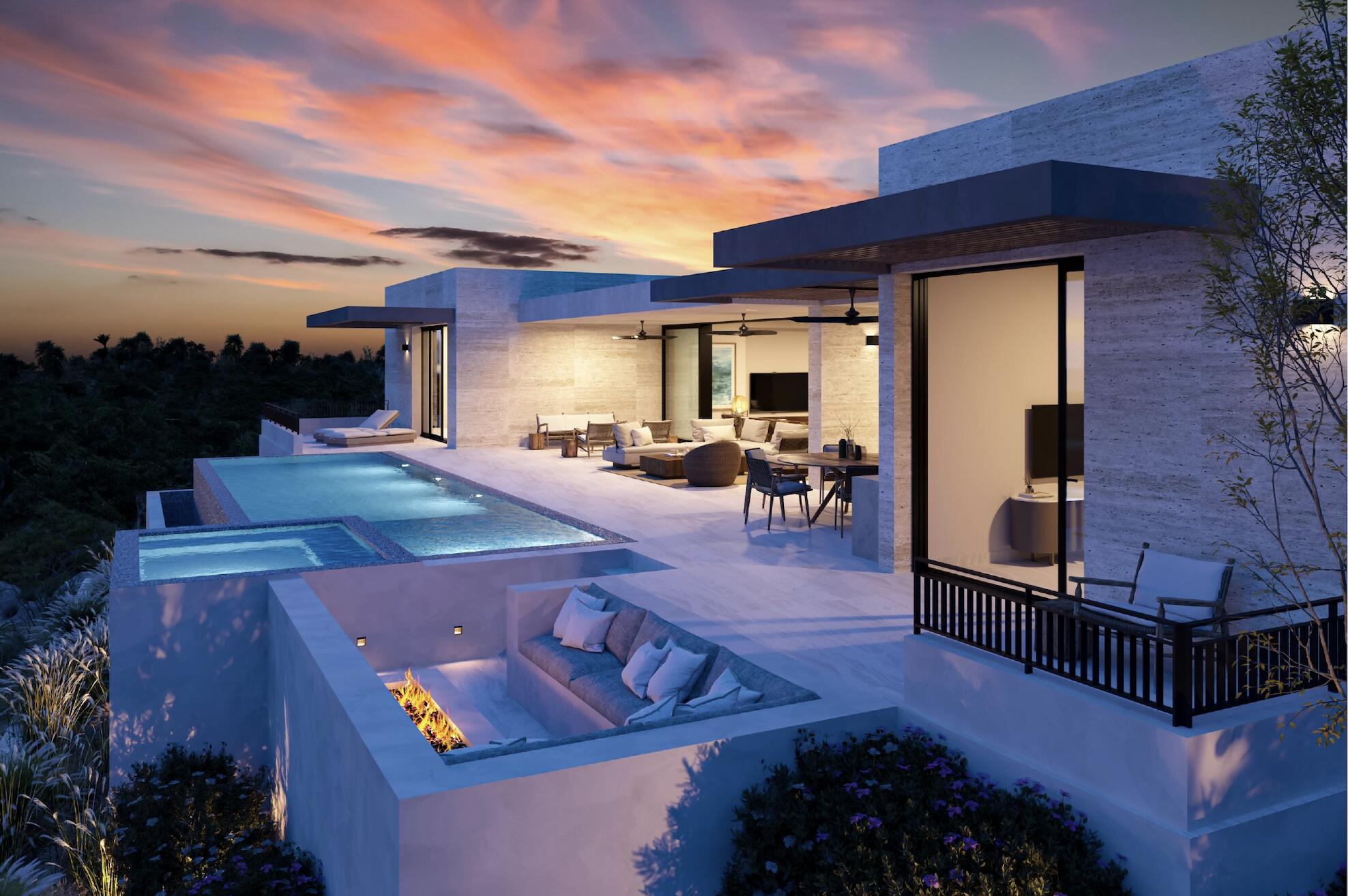 Los Cabos Luxury Section 18- Horizontes Custom Home with Top Brands:White Oak Flame Carpentry.Aluminum Frame Hurricane Proof Insulated Windows with built-in Shutters.Duravit (German).DORNBRACHT Fixtures (German).M-Code Bath Fixtures (UK).Buster & Punch Door Hardware (UK).Flos Custom Lighting (Italian).CRESTON Automated Light, Audio & Video Control.Mitsubishi TVRA Units.BINOVA (Italian) Custom Kitchen with SubZero and Wolf Appliances.Water UV System by BWT (German).CISCO WiFi System.Water Heating by RINAHI.PENTA AIR Pool & Spa System.Weatherproof Fire Pit. for sale