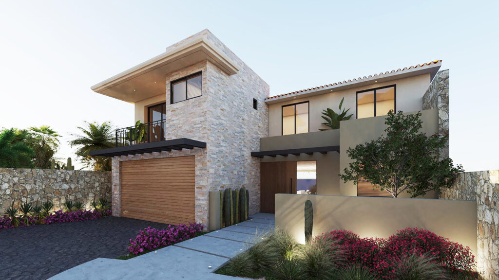 Los Cabos Luxury Las Tunas The Nacuii Residence is a refined luxury home crafted to exceed the expectations of even the most discerning buyer. Nestled on a generous and private 3,000 m² lot (0.73 acres), it's just a short, effortless stroll to the untouched, sandy shores of Las Tunas — perfect for enjoying the serene coastal landscape and dramatic sunsets. The home offers a thoughtful layout with 3 spacious bedrooms, a separate studio, a cozy TV lounge, and 6 full bathrooms, including two principal suites, a guest room, a detached studio, and a dedicated media or family room. Expansive sliding glass doors invite natural light throughout the interiors while showcasing tranquil garden – Las Residencias 1, San Jose Corridor, San Jose Corridor, BS