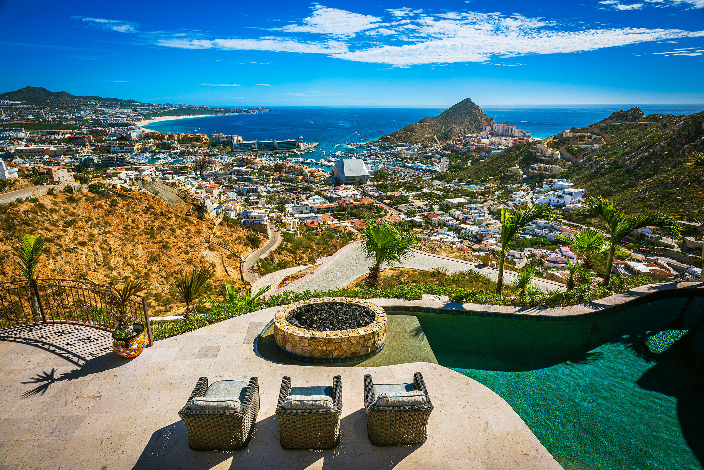 Los Cabos Luxury Pedregal Csl Perched majestically above the iconic PEDREGAL sign, this rare estate offers the most coveted vantage point in Baja. Experience breathtaking dual for sale