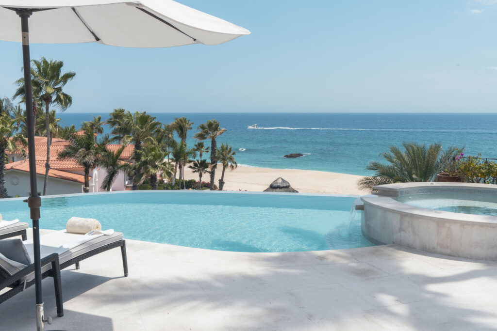 Los Cabos Luxury Villas Del Mar Villa 452 stands as one of the finest oceanfront estates in the prestigious Villas Del Mar community. Having undergone a meticulous recent remodel, the residence perfectly blends contemporary elegance with the iconic Palmilla aesthetic. As the only beachfront property currently available for sale in this exclusive enclave, it represents a singular market opportunity for the discerning buyer. – Terrazas, San Jose Corridor, BS